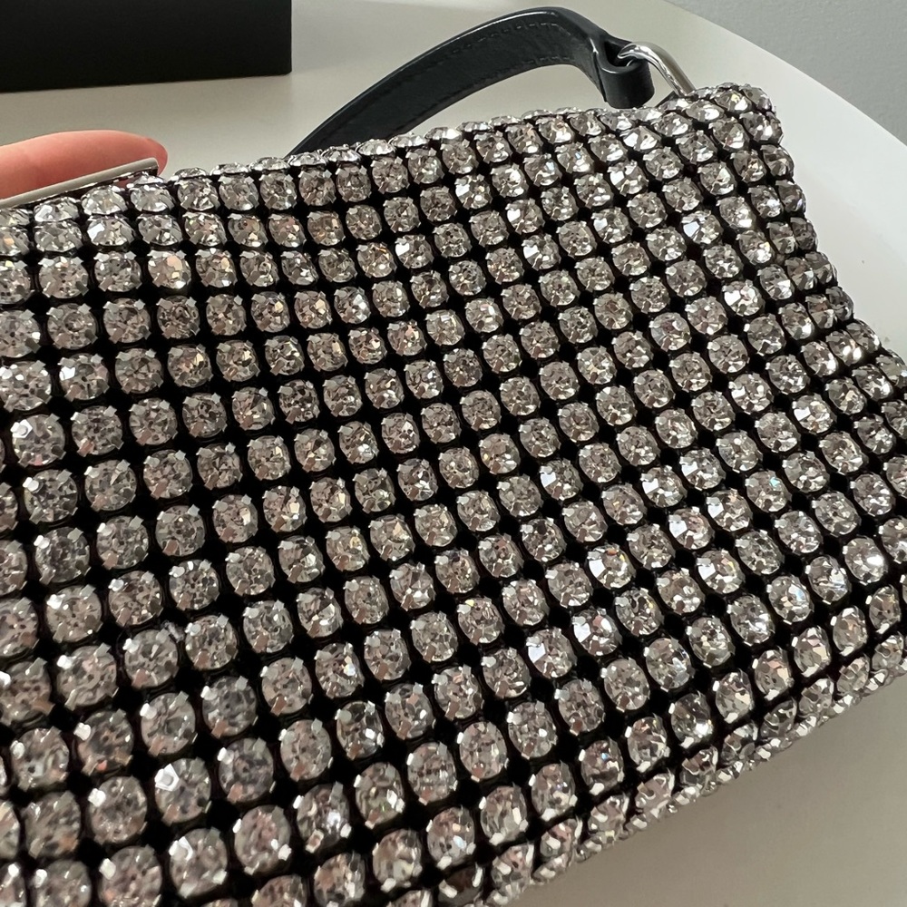 AUTHENTIC Alexander Wang Mini Rhinestone Pouch - Picture 3 of 5